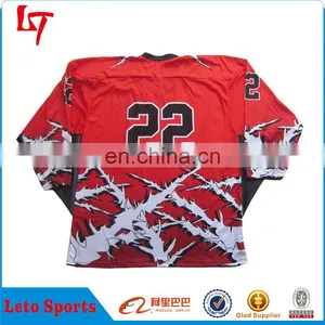 Digital Sublimation Printing Ice Hockey Jersey International Ice Hockey Jerseys thumbnail-4