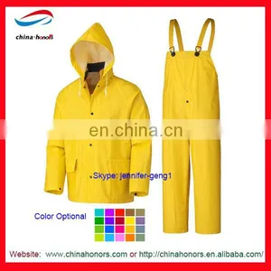 NEW Design Blue Rain Coat Fashion for Women Pvc Rain Coat and Pants in Dubai Uae Pvc Rain Suit in Dubai thumbnail-3