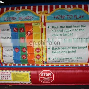 Inflatable Hippo Game With 4 Vests and 4 Cords Inside thumbnail-4