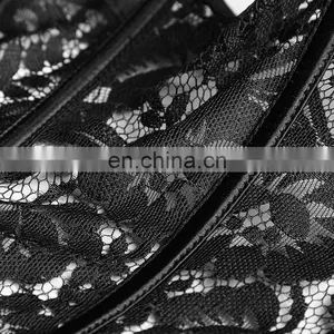 Punk Rave Gothic Victorian Black Lace Neck-corset Collar Head-piece S-219 thumbnail-6