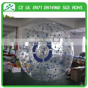 Running Fun CE PVC Inflatable Hamster Zorb Ball for Adults, Crazy Rolling Grass Zorb Balls for Sale thumbnail-1