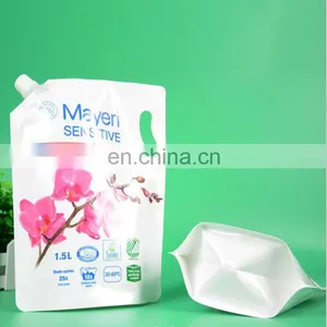 Squeeze Refillable Plastic Packaging Food Pouch /Reusable Spout Pouch Food Bag thumbnail-1