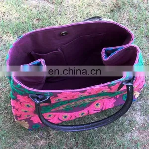 Hot Sales Women Holder European Style Handbag Import From India Cotton Tote Bag thumbnail-3