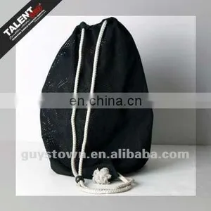 Custom Printed Brand Logo Mesh Cloth Drawstring Bag For Promotion thumbnail-4