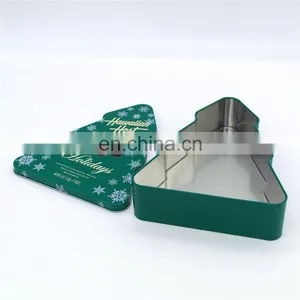 Christmas Tree Shaped Metal Chocolate Packaging Tin Box Factory thumbnail-6