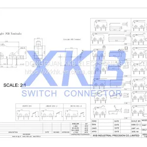 19.8x10.6x6.3 High Current P-type Micro Switch thumbnail-2