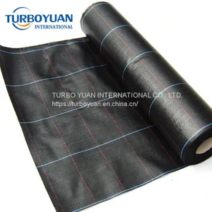 Black Color 90gsm pp Woven Ground Cover Sheet for Sale thumbnail-3