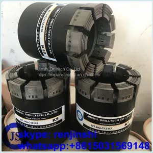 AQ,BQ,NQ,HQ,PQ Wireline Drill Bits, Impregnated Diamond Core Drill Bits thumbnail-1