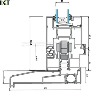 Customized Heat Barrier Profile For Aluminum Alloy Doors and Windows thumbnail-2