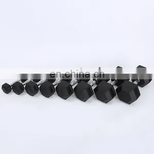 Complete Set Of Environmental Fitness Equipment Gym Weights Dumbbells Sport Hexagonal Dumbbell thumbnail-6