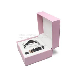 Watch Box Factory Direct Sale PU Leather Flip Watch Box Jewelry Box PU Watch Packaging Box Customizable LOGO thumbnail-2
