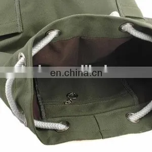 10% off Promotional Travel Sport Custom Canvas Drawstring Backpack thumbnail-5