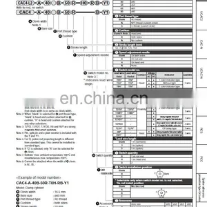 CKD Clamp Cylinder CAC4-B-50B-100N-T0H-D-Y thumbnail-5