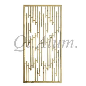 Stainless Steel Perforated Sheet Indoor Screen PVDF Coating Partition thumbnail-1