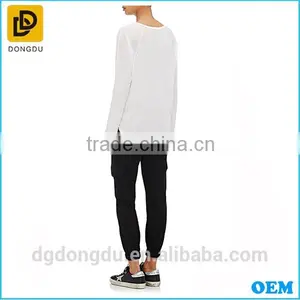 2016 Customized Wholesale Print T Shirt Fashion Casual Lady T Shirt thumbnail-3