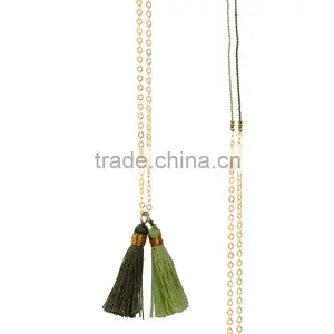 2016 Wholesale Trendy Jewelry Tassel Lariat Necklace for Women thumbnail-3