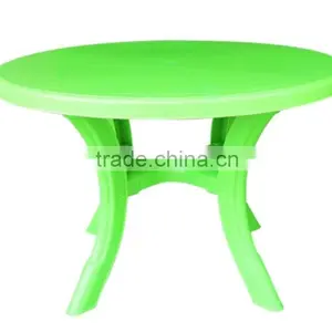 Popular Removable Round Plastic Dining Table thumbnail-3