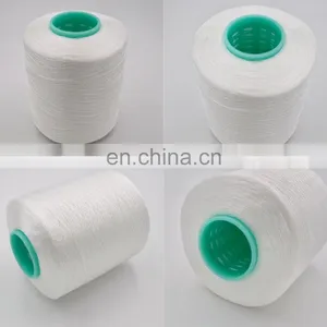 100% Polyester Nylon6 Nylon 66 High Tenacity Raw White Sewing Thread for Leather Products 420/3 thumbnail-4