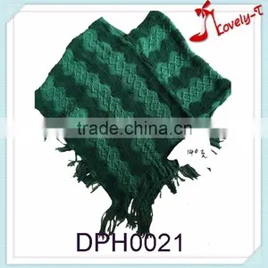 Women Handmade Knit Acrylic Mexican Poncho Sweater for Sale thumbnail-1
