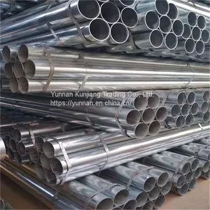 Yunnan Galvanized Steel Pipe Wholesale Q235 Hot Dip Galvanized Steel Pipe Greenhouse Vegetable Steel Pipe Specifications Are Complete thumbnail-3