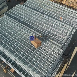 Steel Serrated Bar Gratings Stair Treads Hot Dipped Galvanized for Steel Structure thumbnail-4