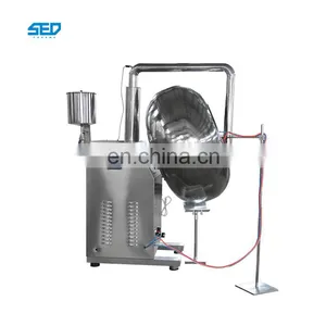 50 - 80 kg / Time Automatic Candy Peanut Coating Machine for Coating Chocolate thumbnail-2