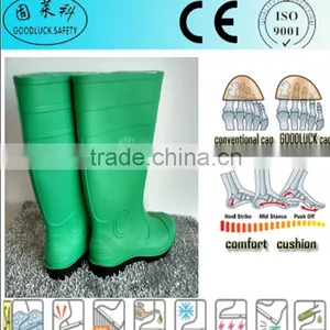2016 Top Quality Green Pvc Rain Shoesr Industry Working Shoes thumbnail-1