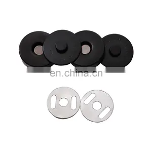High Quality Metal Accessories Clasps Fastener Magnetic Snaps Buttons With Locking Disks Washers thumbnail-1
