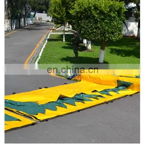 Quick Portable Dam 360-in L x 20-in W Self-Inflating PVC Water Gate Freestanding Flood Barrier Diversion in River thumbnail-3