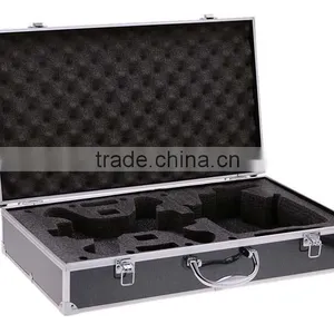Professional Aluminum Racing Quadcopter Carrying Case Box With Customized Foam, Aluminum DJI Phantom Carrying Case thumbnail-3