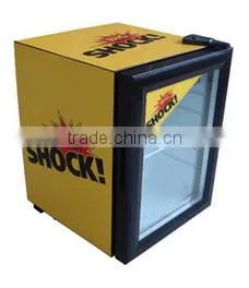 Hotel Use Portable Single Glass Door Counter Top Mini Drink Visi Cooler thumbnail-4