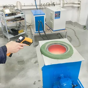 20kg 50kg 100kg Induction Melting Furnace for Melting Copper, Iron and Steel thumbnail-4