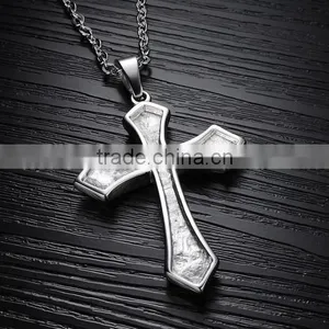 Classic Fashion Men Cross Charms Pendants Necklace Include Stainless Steel Chain Paypal Accept thumbnail-4