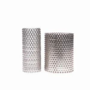 Wholesale 304 Stainless Steel Woven Wire Mesh Screen Cylinder Filter Tube For Liquid Fitration thumbnail-2