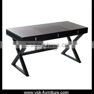 DK-011 Solid Wood Cross Legs Study Writing Desk thumbnail-1