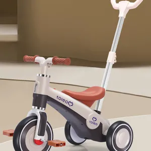 Children's Tricycle With Push Handle, Pedal Tricycle, 2-5 Years Old, Suitable for Sitting, Simple, Sturdy, Balanced Tricycle（Wechat:13510231336） thumbnail-4