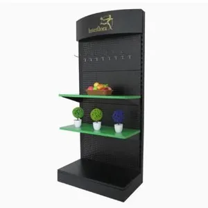 LED Pegbord Metal Display Rack With Lighting Heavy Duty Shelves Tool Display thumbnail-1