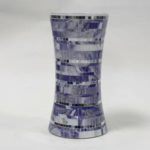 Mosaic Vase Glass Container Jar thumbnail-5