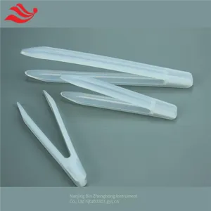 Pfa Serrated Tweezers Anti - Slip Clips, Corrosion - Resistant Teflon Serrated Clamps for Stable Particle Grasping thumbnail-3