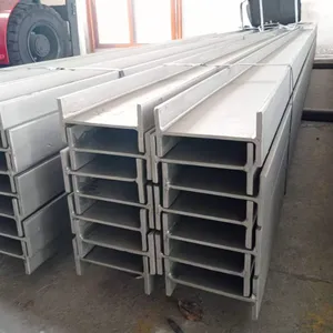 304 SS Wide Flange I Beam W6x9 W8x10 W10x12 ASTM A276 Mill Certified Structural Grade thumbnail-3