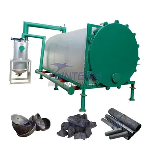 Oak Wood Fir Wood Carbon Powder Making Machine Nut Shell Biomass Carbonization Furnace thumbnail-1
