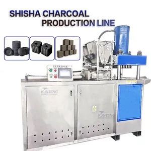 High Output Automatic Disc Fast Burning Hookah Charcoal Production Line for Arab Shisha Quick Light Coal EPC thumbnail-1