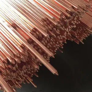 UL Listed Copper Bonded Steel Earth Rod 1.2m-3m Length 45# Steel Core High Conductivity thumbnail-3