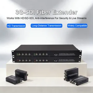 Ultra Compact 3G-SDI to Fiber Converter 1080P60Hz Mini HD-SDI Fiber Extender Uncompressed 1080P Comply With SMPTE 424M/292M thumbnail-4
