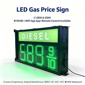 Bluewin-led USA 8.889/10 LED Gas Station Fuel Price Sign Customizable Outdoor Display thumbnail-1