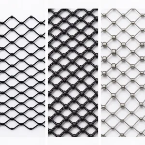 Flexible Stainless Steel Cable Net, Transparent Wire Rope Mesh for Zoo Exhibit & Wildlife Safety Enclosure thumbnail-3