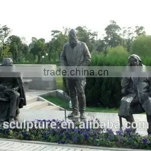 2016 New Outdoor Bronze Sculpture For Outdoor/Garden Decoration Statues Monument Meaningful Figure Sculpture thumbnail-3