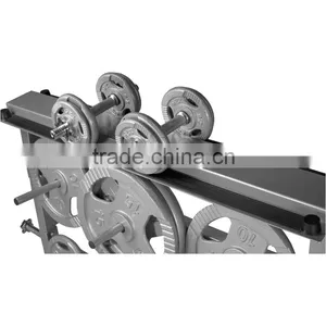 Professional Rack Silver Storage Unit for Weight Plates & Bars thumbnail-3