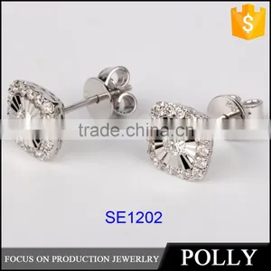 Wholesale New Fashion Silver Malachite Earring thumbnail-2