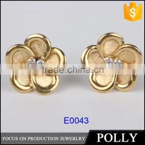 2015 Hot Selling Fashion Earring Designs New Model Earrings Sun Micro Plates Ladies Gold Earrings thumbnail-2